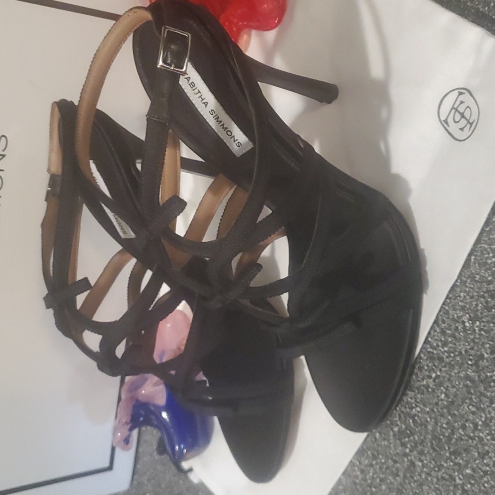 Tabitha Simmons Black Heels NEW